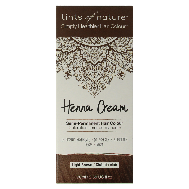 Tints Of Nature Henna cream light brown semi permanent