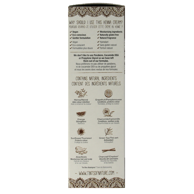 Tints Of Nature Henna cream light brown semi permanent - Afbeelding 2