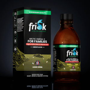 Frisk Omega 3 for families lemon