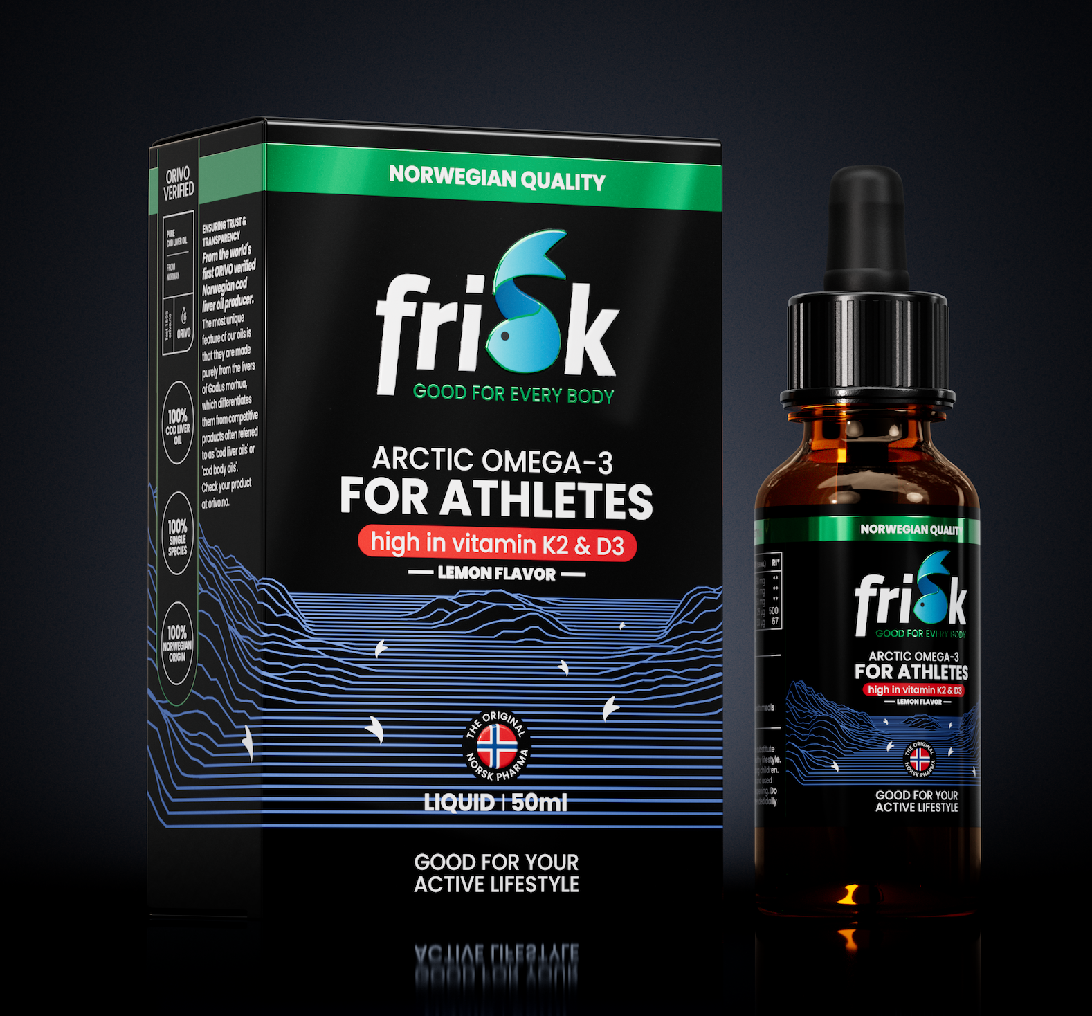 Frisk Omega 3 for athletes