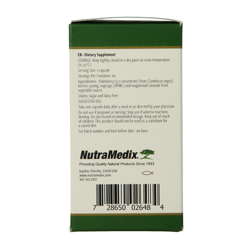 Nutramedix Vlierbes elderberry - Afbeelding 3