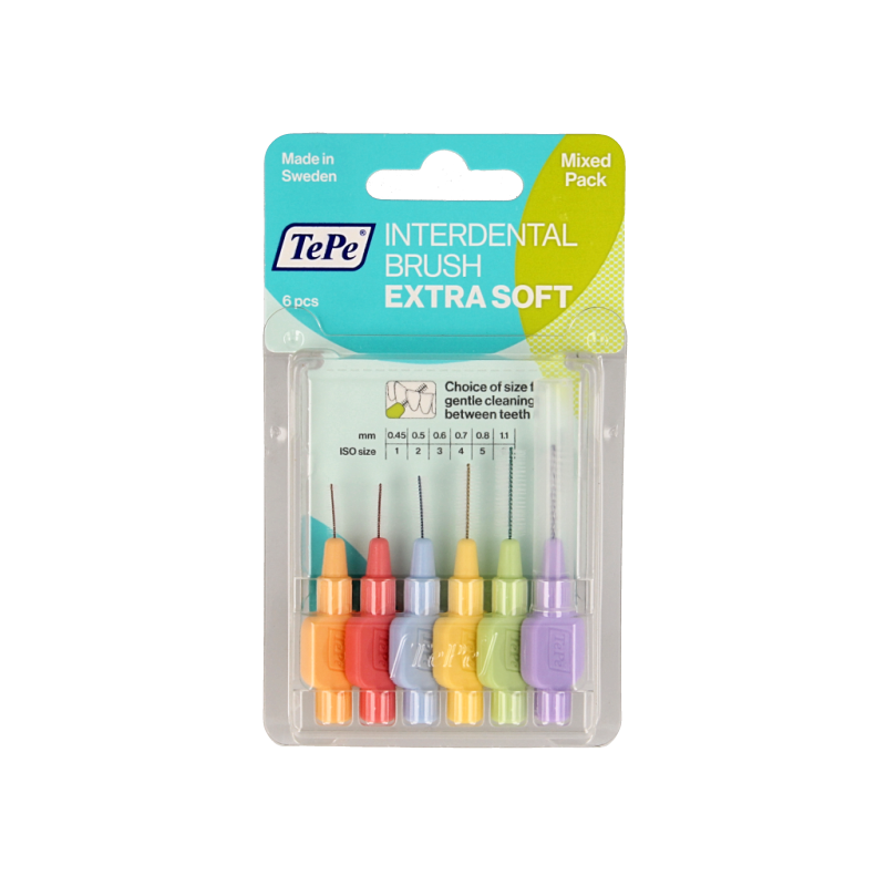TePe Interdentale rager x-soft gemengd