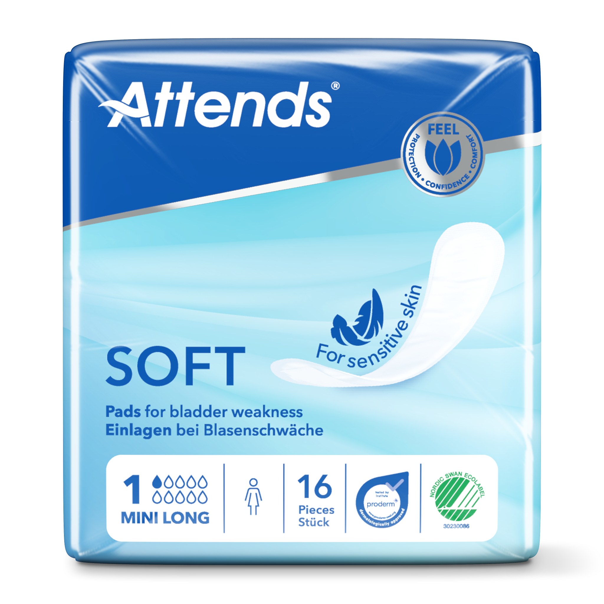 Attends Inlegger soft mini 1 long