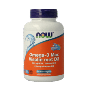 NOW Omega 3 max visolie D3 EPA DHA