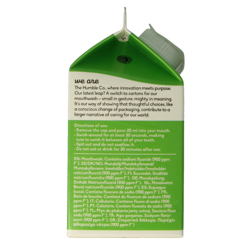 The Humble Co Mondwater fresh mint - Afbeelding 2