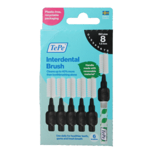 TePe Interdentale ragers original zwart 1,5mm maat 8