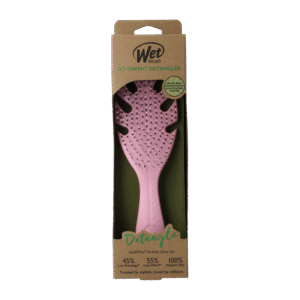 Wet Brush Go green detangler pink