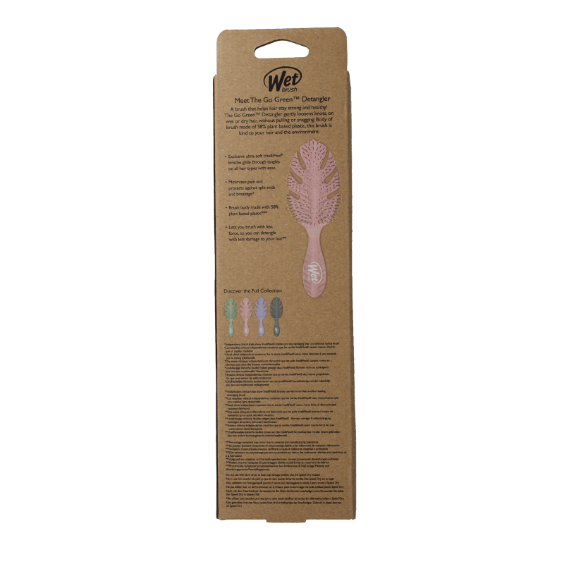 Wet Brush Go green detangler pink - Afbeelding 3