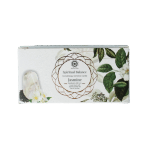 Green Tree Geurkaars edelsteen spiritueel balans jasmijn