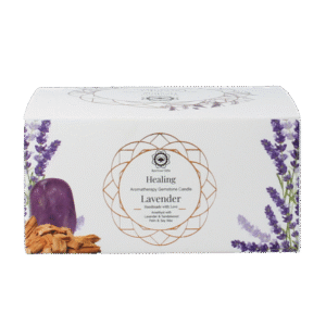 Bolsius Gemstone candle healing lavender