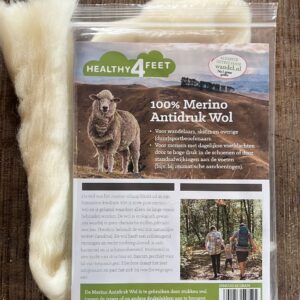 Healthy4Feet Wandel 100% Merino antidruk wol 50 + 5 gram