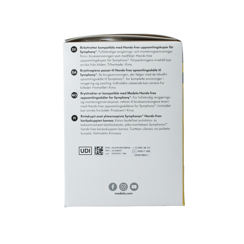 Medela Handsfree borstschild Symphony maat M - Afbeelding 2