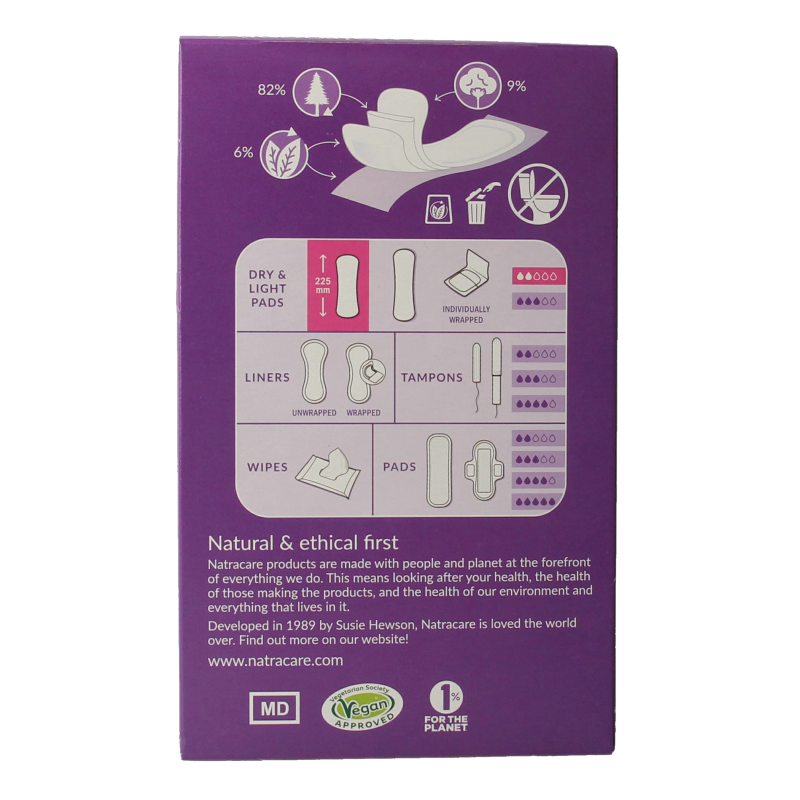 Natracare Dry & light pads - Afbeelding 4