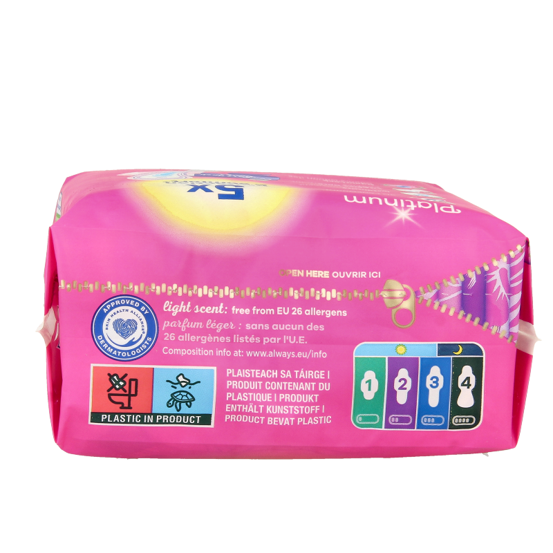 Always Maandverband platinum ultra night - Afbeelding 3