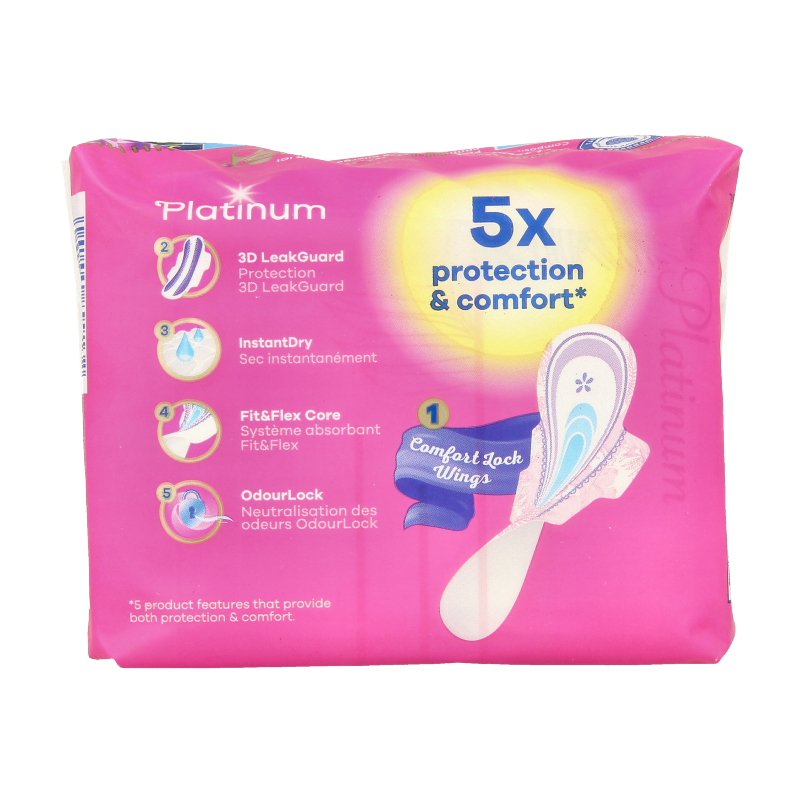 Always Maandverband platinum ultra night - Afbeelding 4