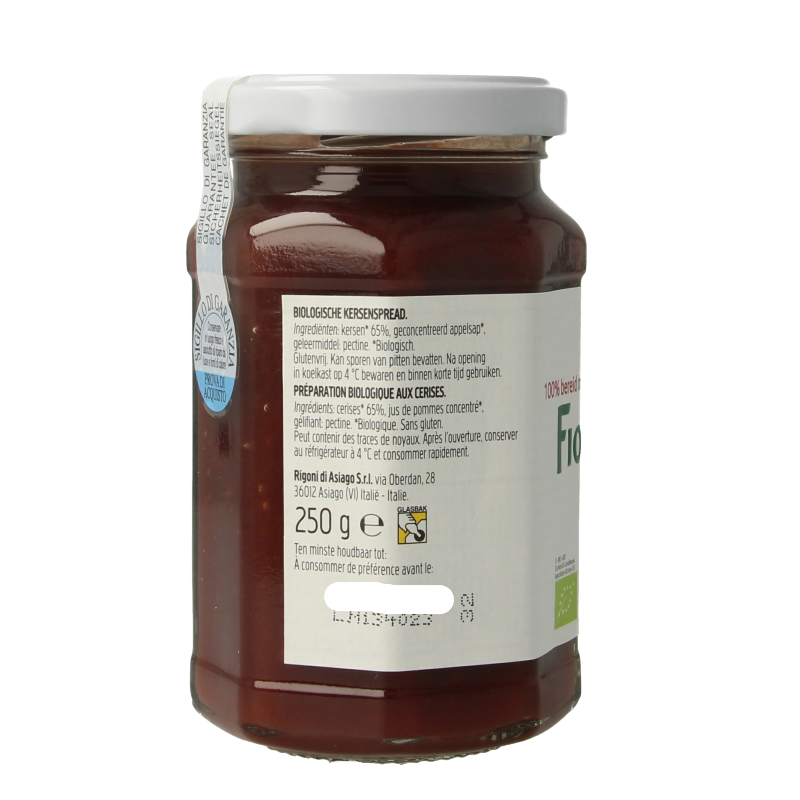 Fiordifrutta Kersenjam bio - Afbeelding 2