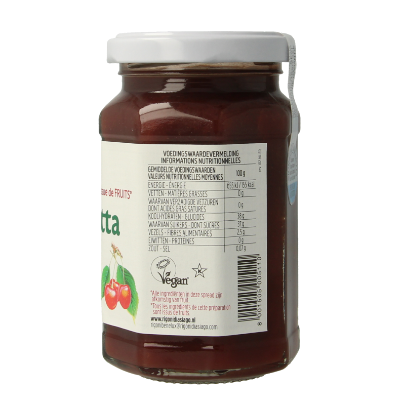 Fiordifrutta Kersenjam bio - Afbeelding 4