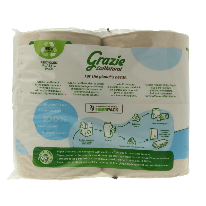 Grazie Natural Toiletpapier 2-laags - Afbeelding 2