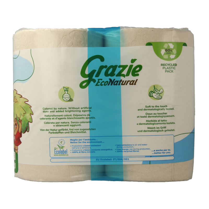 Grazie Natural Toiletpapier 2-laags - Afbeelding 4