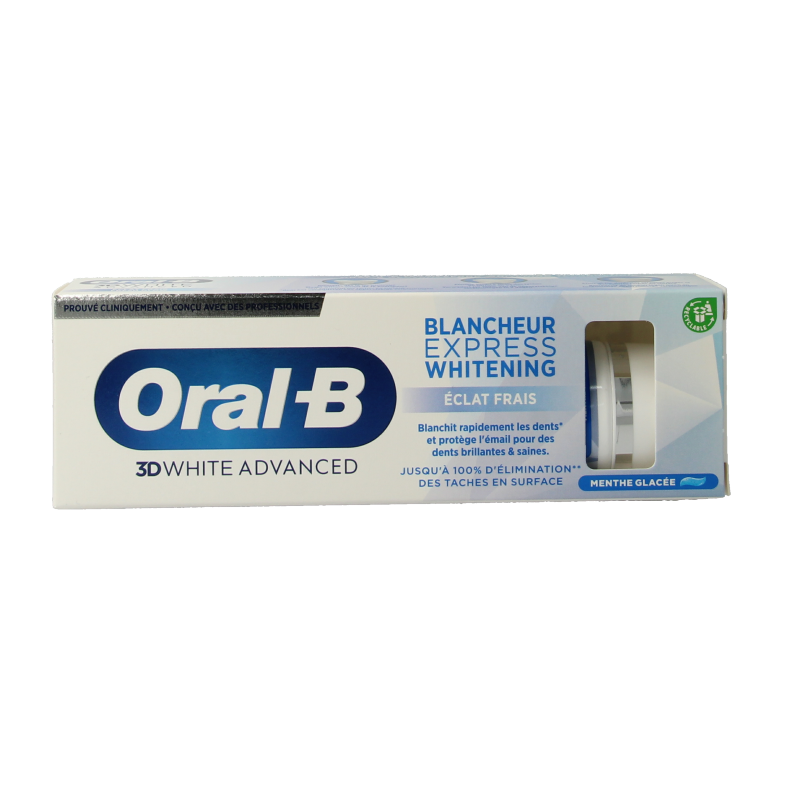 Oral B Tandpasta 3D white advanced expres fresh whitening - Afbeelding 3