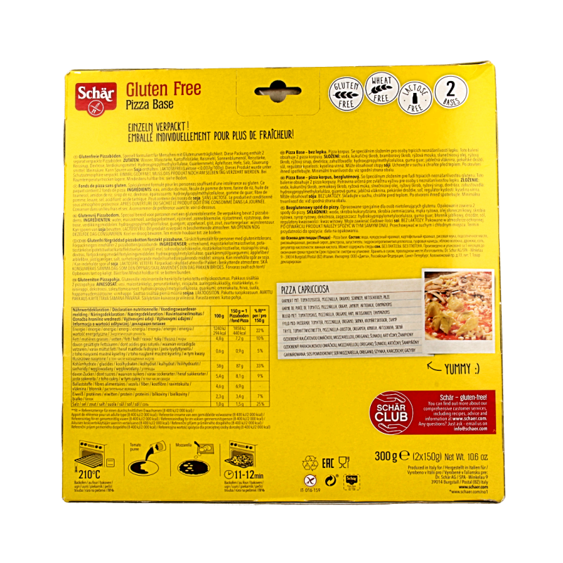 Schar Pizzabodems glutenvrij - Afbeelding 2