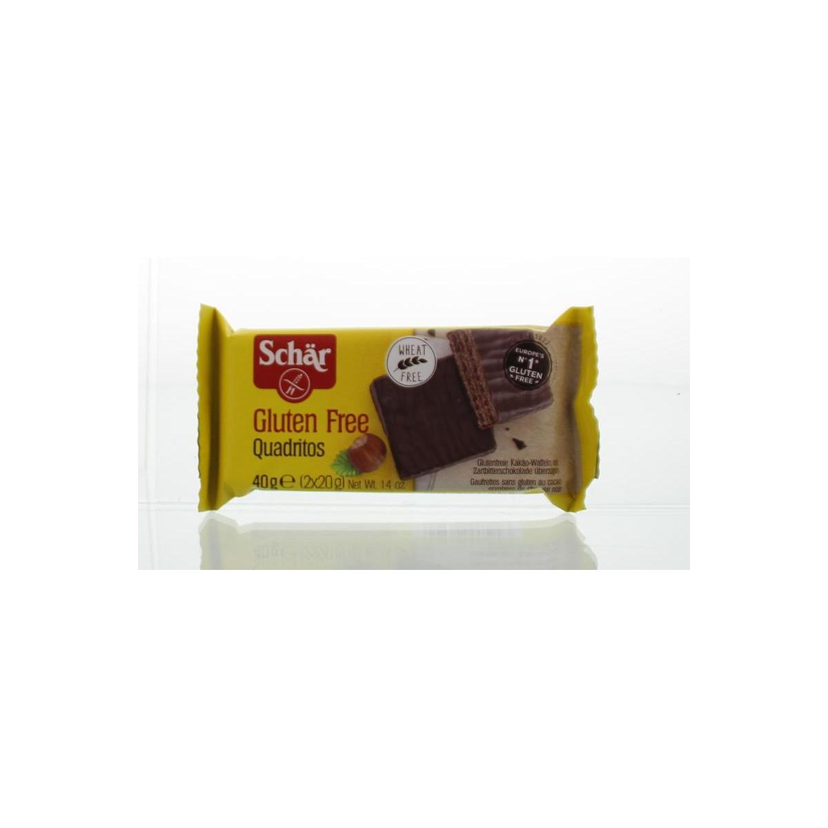 Schar Quadritos cacao wafel glutenvrij - Afbeelding 3