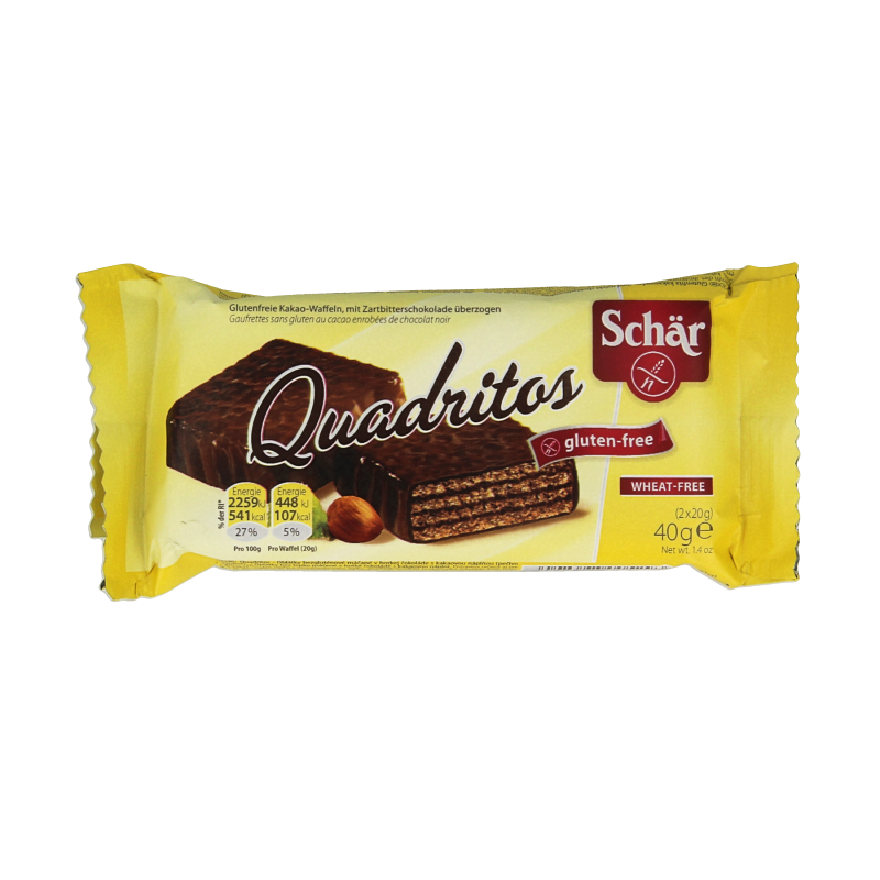 Schar Quadritos cacao wafel glutenvrij