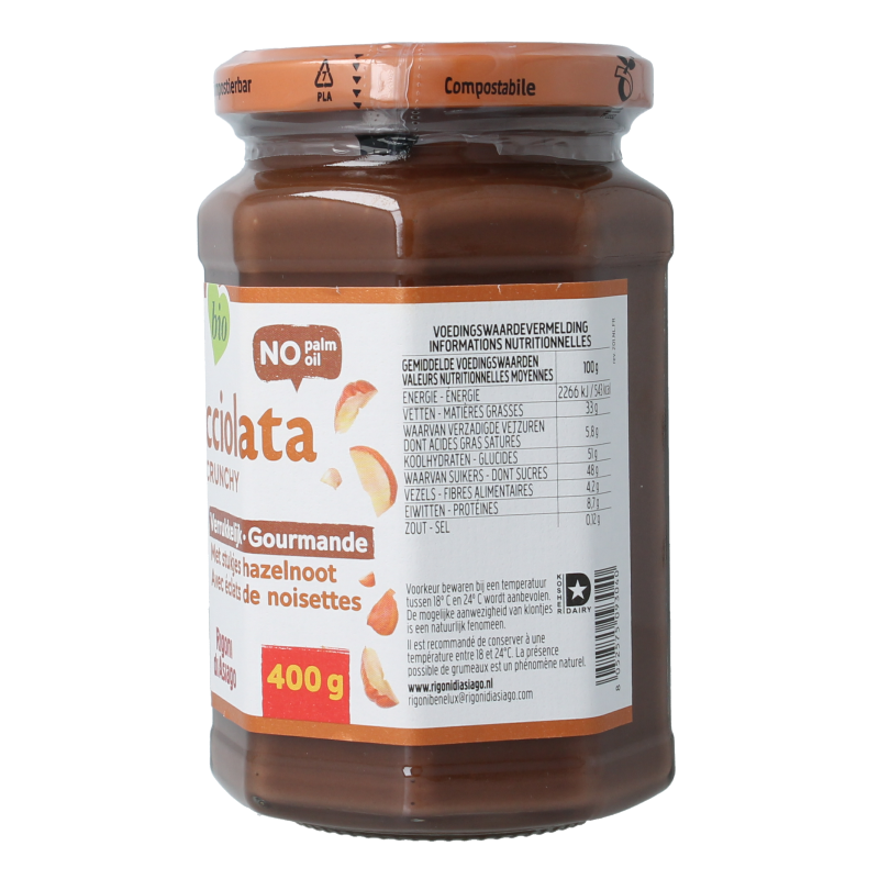 Rigoni Nocciolata crunchy bio - Afbeelding 3