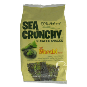 Sea Crunchy Nori zeewier snacks wasabi