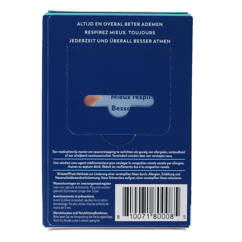 Breathe Right Neusstrips clear - Afbeelding 3