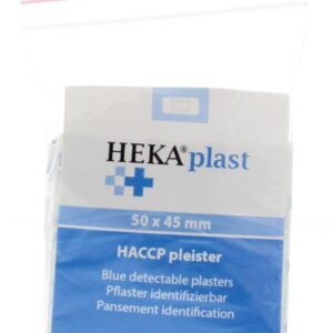 Heka HACCP pleisters blauw 50 x 45mm