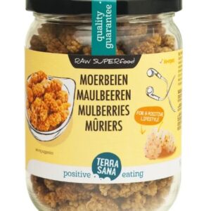 TerraSana Raw moerbei bessen wit in glas bio