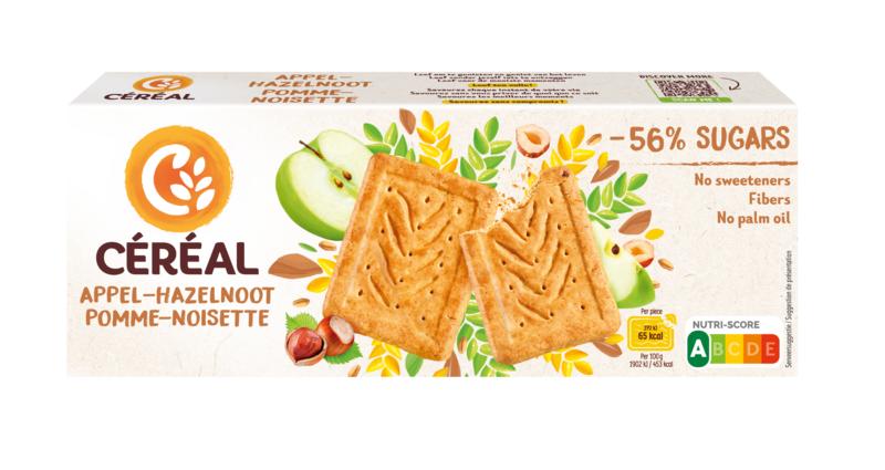 Cereal Appel hazelnoot koek