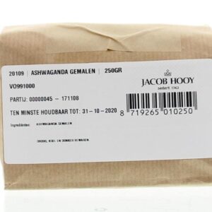 Jacob Hooy Ashwagandawortel gemalen