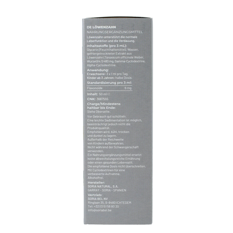 Soria Natural Taraxacum officinalis extract - Afbeelding 5