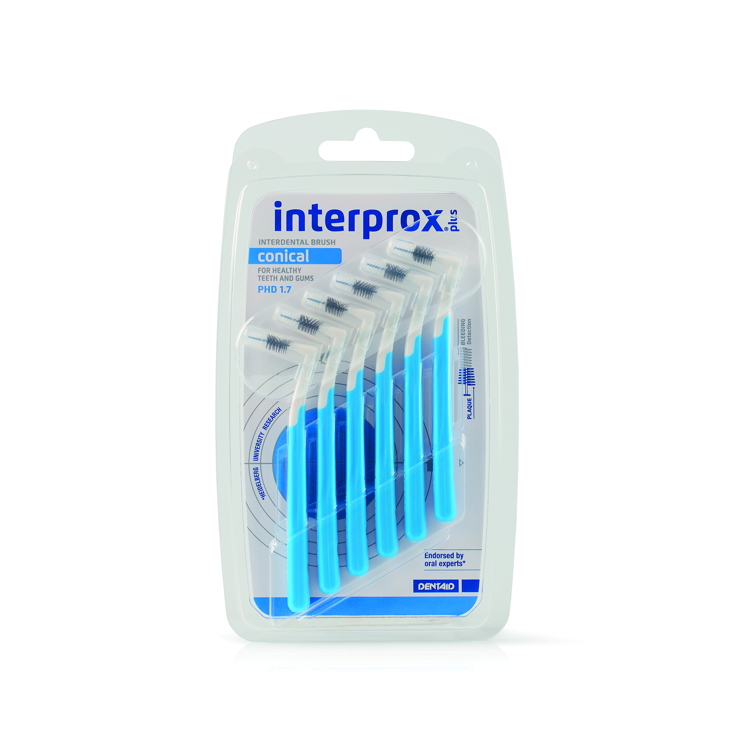 Interprox Plus ragers conical blauw