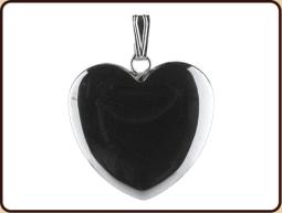 Ruben Robijn Hanger hart 20mm hematiet