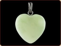 Ruben Robijn Hanger hart 20mm jade