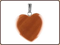 Ruben Robijn Hanger hart 20mm jaspis