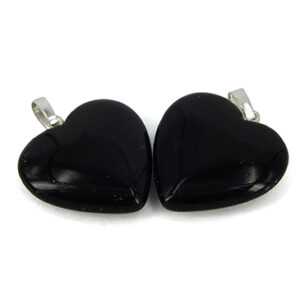 Ruben Robijn Hanger hart 20 mm onyx