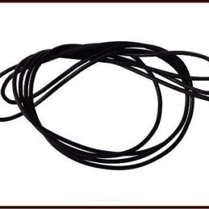 Ruben Robijn Leren koord zwart rond