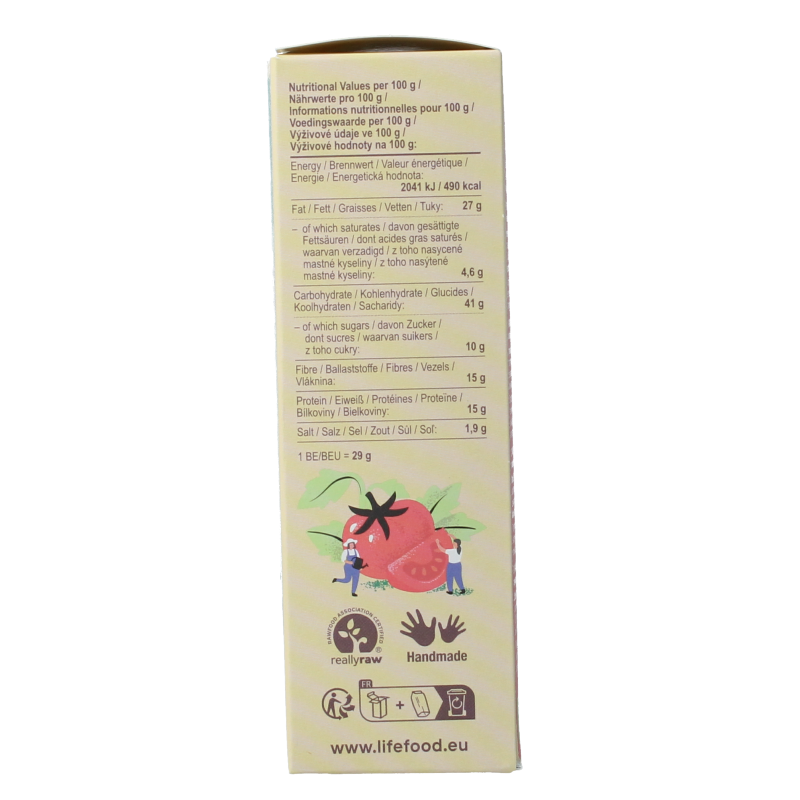 Lifefood Life crackers Italiaans raw bio - Afbeelding 4