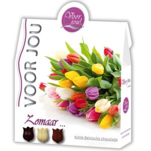 Voor Jou! Cadeau doos trendy bloemen zomaar