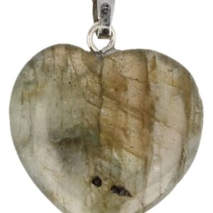 Ruben Robijn Edelsteen harthanger 20mm labradoriet