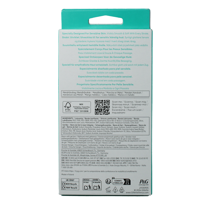 Gillette Comfortglide sensitive apparaat - Afbeelding 2