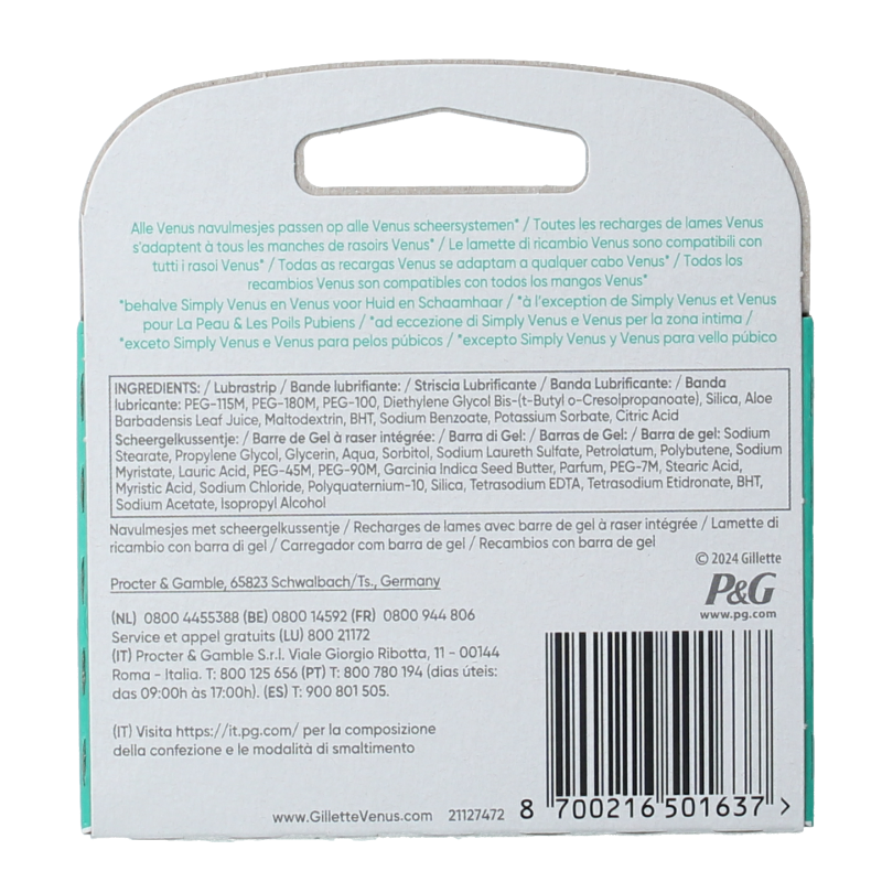 Gillette Comfortglide sensitive mesjes - Afbeelding 2