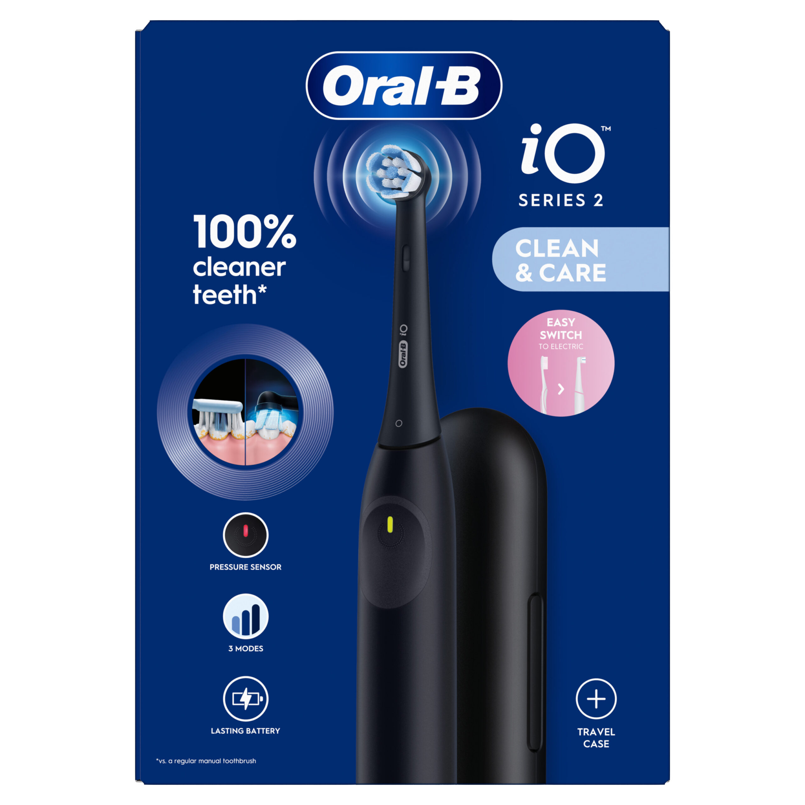 Oral B Elektr tandenborstel night black + reisetui