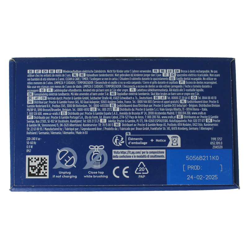 Oral B Elektrische tandenborstel IO2 Black - Afbeelding 5