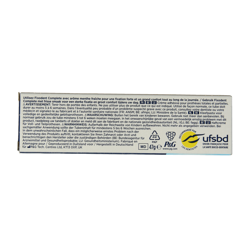 Fixodent Kleefpasta complete original/fresh - Afbeelding 2
