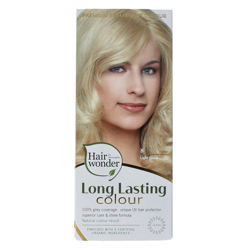 Henna Plus Long lasting colour 8 light blond